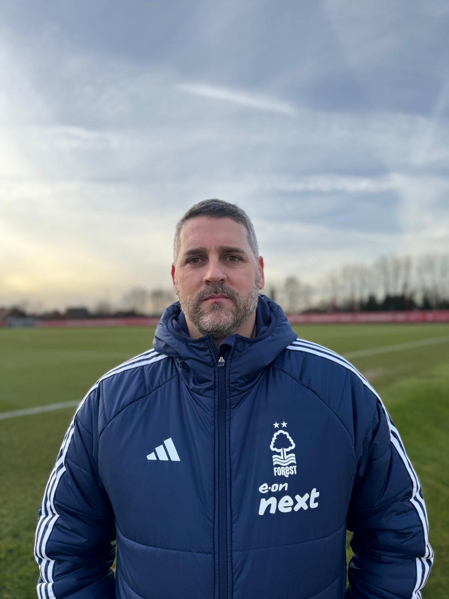 Pedro Ferreira at the Nottingham Forest training ground